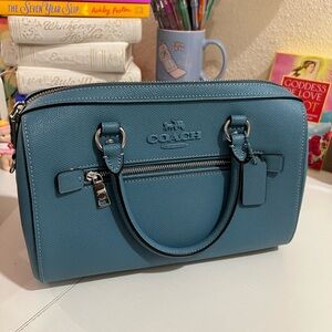 Coach Teal Satchel Bag